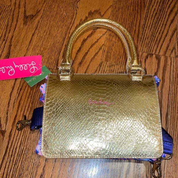 Lilly Pulitzer Packable Escape Weekender Bag in print Palms Up NWT RARE - Picture 8 of 8